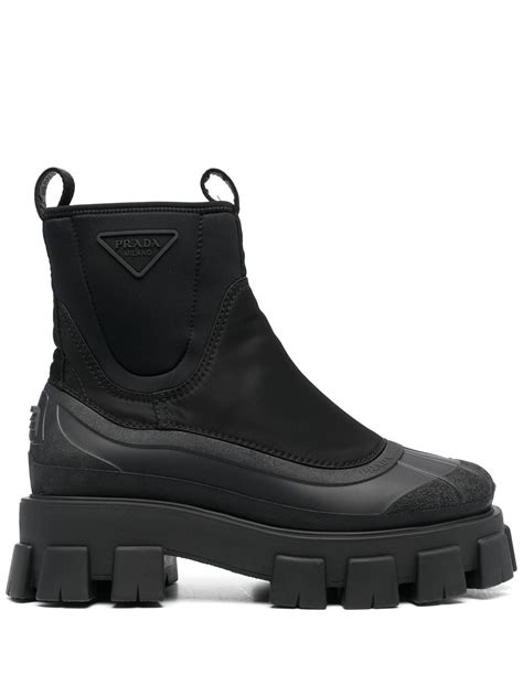 nordstrom prada ankle boots|prada monolith gabardine boots.